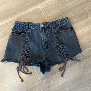 Honey Belle Jean Shorts